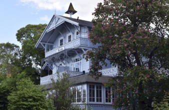 Villa Ruscha, spa architecture on Rügen, Mecklenburg-Vorpommern, Germany