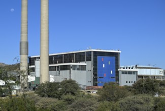 Industrial building of Nam Power, Namibian state electricity supplier, Windhoek, Khomas region,