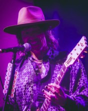 Singer Justin Hawkins from The Darkness live on Dreams On Toast Tour at Metropol Berlin on 10