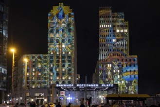 The Ritz-Carlton Hotel, Potsdamer Platz, 21st BERLIN FESTIVAL OF LIGHTS, motto Let's Shine