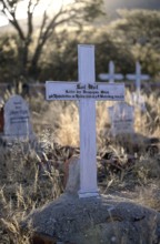 Grave at the German military cemetery at Waterberg, Otjozondjupa region, Namibia