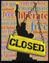 Symbolic image, Trump on demonic vendetta, persecution of all opponents, autocracy, deportations,