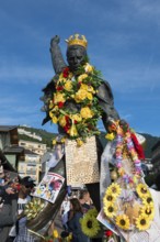 Freddy Mercury statue, Montreux, Lake Geneva, Lac Léman, Canton of Vaud, Switzerland