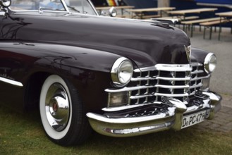 Classic car, 1947 Cadillac Series 62 Convertible, USA, at a classic car meeting in Büsum,