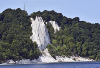 Königsstuhl chalk cliffs on Rügen, Mecklenburg-Western Pomerania, Germany