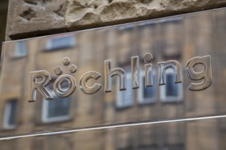 Company sign of RÖCHLING SE & CO. KG in Mannheim