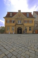 Old assembly hall built in 1546 with decorations and murals, building, Tübingen, Neckar Valley,
