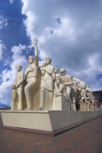 Forward statue by Raymond Mason 1991, Centenary, Birmingham, England, Great Britain