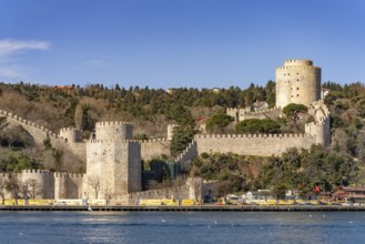 The Rumeli Hisari Fortress on the Bosphorus in Sariyer, Istanbul, Turkey