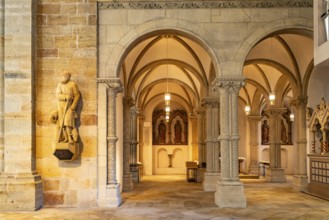 Interior of St Peter's Cathedral in Osnabrück, Lower Saxony, Germany