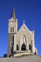 Rock church, Evangelical Lutheran church from 1912, Lüderitz, Karas region, Namibia