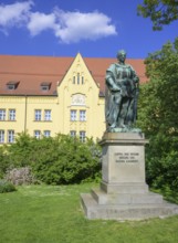 Denkmal von Ludwig dem Reichen, Landshut, Bayern, Deutschland