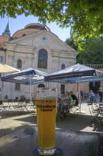 Biergarten Kloster Weltenburg, Kelheim, Bayern, Deutschland