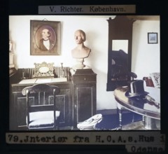 Interior of Hans Christian Andersen's House Museum, H.C. Andersen's Odense, Odense, Denmark by V