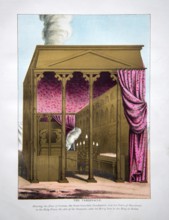 Nineteenth century Victorian Bible story illustration in Chromo-Lithography, The Tabernacle