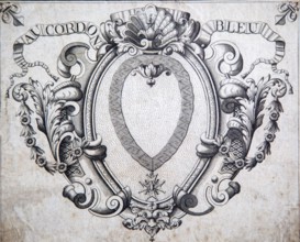 Au Cordon Blue engraving of French military medal