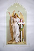 Nineteenth century Victorian Bible story illustration in Chromo-Lithography, The Spirit of Faith