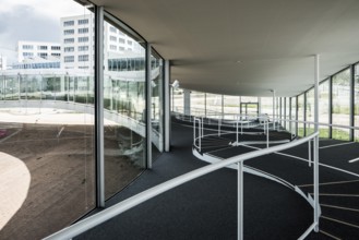 Interior view, Rolex Learning Centre, École polytechnique fédérale de Lausanne, EPFL, Lausanne,