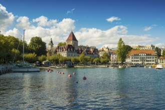 Château d'Ouchy, luxury hotel on the lakeshore, Lausanne, Switzerland