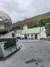 Austria's highest parish church, the Church of St. John Nepomuk in the centre of Obergurgl, Sölden,