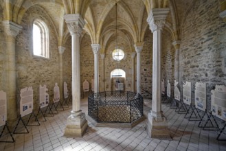 Double chapel, Chapel of St Martin in the Romanesque style, Imperial palace of the Staufers in the