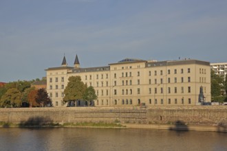 Vitanas Dementia Centre, retirement home, hospital, Elbufer, Elbe, Magdeburg, Saxony-Anhalt,