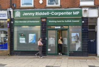 Constituency office of Jenny Riddell-Carpenter MP, Suffolk Coastal, Felixstowe, Suffolk, England,