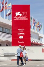 Venice, Italy - 3 September 2025: Palazzo del Cinema during the 82nd Venice International Film