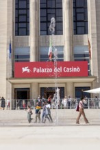 Venice, Italy - 3 September 2025: Palazzo del Casino during the 82nd Venice International Film