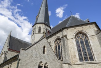 Sint-Petruskerk, Saint Peter's Church in the village Bazel near Kruibeke, East Flanders, Belgium