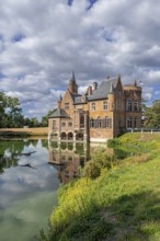 15th century neo-Gothic Wissekerke Castle, Kasteel van Wissenkerke in the village Bazel near