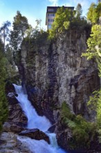 The waterfall in Bad Gastein in the province of Salzburg, Austria