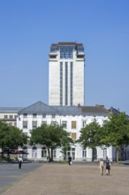 Boekentoren, Book Tower, part of the Ghent University Library in the city Gent, East Flanders,