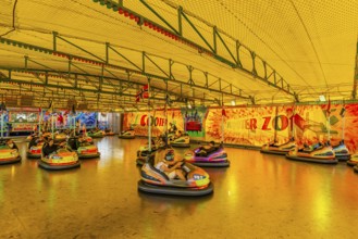 Bumper cars, Festwiese, Theresienwiese, Oktoberfest, Munich, Upper Bavaria, Bavaria, Germany