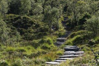 Sherpat stairs or Midsund stairs or Midsundtrappene, Bløkallen hiking trail, Otroya island or