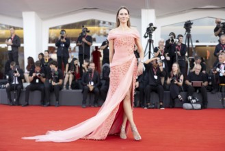 Venice, Italy - 2 September 2025: Natalia Ryumina during the red carpet of - A house of Dynamite -