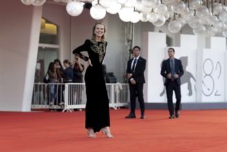 Venice, Italy - 2 September 2025: Eva Herzigova during the red carpet of - A house of Dynamite -