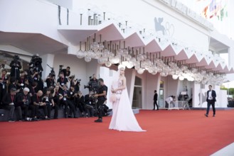 Venice, Italy - 1 September 2025: Caroline Maria Derpienski during the red carpet of - The Smashing