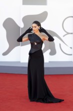 Venice, Italy - 3 September 2025: Saja Kilan during the red carpet of - The Voice Of Hind Rajab -