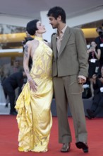 Venice, Italy - 1 September 2025: Halsey and Avan Jogia during the red carpet of - The Smashing