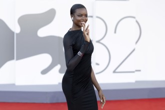 Venice, Italy - 3 September 2025: Maria Borges during the red carpet of - Duse - during the 82nd