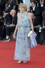 Venice, Italy - 3 September 2025: Marisa Borini during the red carpet of - Duse - during the 82nd