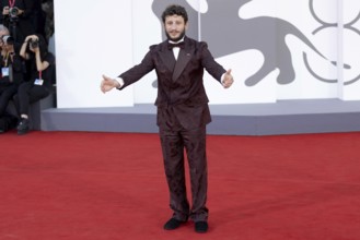 Venice, Italy - 3 September 2025: Vincenzo Nemolato during the red carpet of - Duse - during the