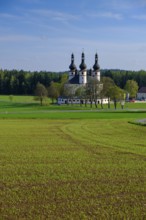 Pilgrimage church, Dreifaltigkeitskirche Kappl, near Waldsassen, Upper Palatinate, Bavaria, Germany