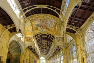 Promenade Hall, Spa Centre, Caroline Fountain, Colonnade, Mariánské Lázne, Mariánské Lázne, Czech