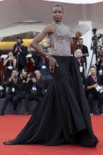 Venice, Italy - 1 September 2025: Maria Borges during the red carpet of - The Smashing Machine -