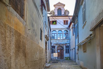 Marusiceva Street in the city of Koper, Slovenia