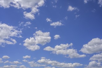 Clouds and blue sky, Berndorf, Lower Austria, Austria