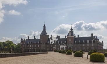 Anholt Castle, moated castle, Isselburg, Münsterland, North Rhine-Westphalia, Germany