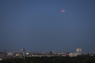Lunar eclipse as seen from Berlin on 07.09.2025